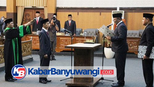 DPRD Banyuwangi Lantik PAW Fraksi PPP Hasan Syafi`i Gantikan H. Hasanudin