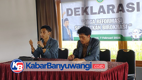 PC IPNU Banyuwangi Deklarasi Kawal Demokrasi Menuju Pemilu 2024