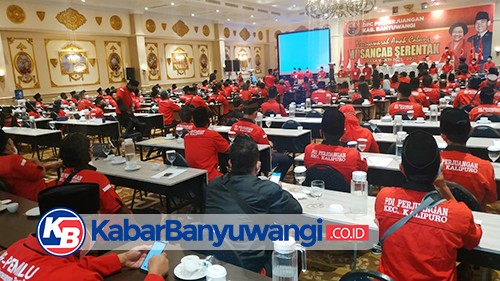 Solidkan Mesin Partai, PDIP Banyuwangi Target Hattrick di Pemilu 2024