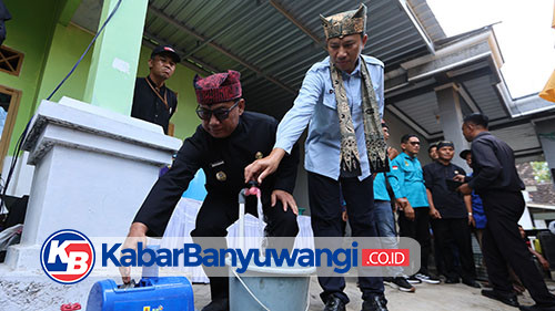 Dukung Program Pemkab Banyuwangi, PLN Bantu Puluhan Sambungan Air Bersih untuk Warga