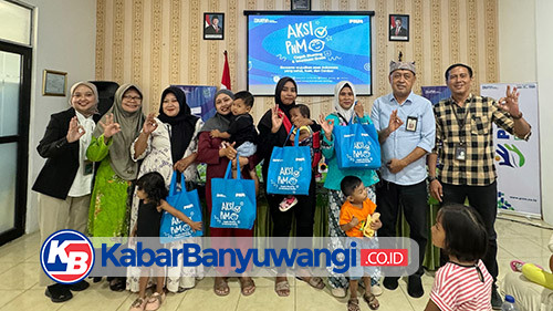 Peduli Kesehatan, PNM Banyuwangi Gencarkan Aksi Sosial Cegah Stunting dan Bagikan Paket Gizi