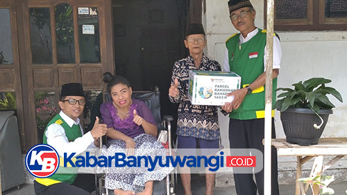 Baznas Banyuwangi Salurkan 550 Parsel Ramadhan Bahagia kepada Kaum Dhuafa