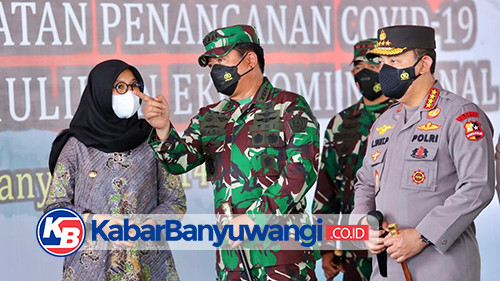 Panglima TNI dan Kapolri Apresiasi Kekompakan Banyuwangi Genjot Vaksinasi