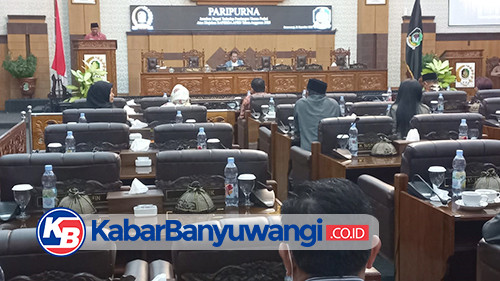 Eksekutif Tanggapi Pandangan Umum Fraksi DPRD Atas Diajukannya Raperda APBD Banyuwangi Tahun 2023