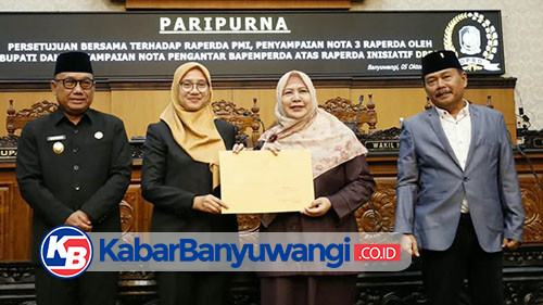 Jamin Keselamatan Warganya, Pemkab - DPRD Banyuwangi Sahkan Raperda PMI