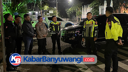 Polresta Banyuwangi Gelar Patroli Skala Besar KRYD Cegah Gangguan Kamtibmas