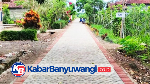 Banyuwangi Percantik Wajah Desa di Kecamatan Tegaldlimo dengan Pavingisasi