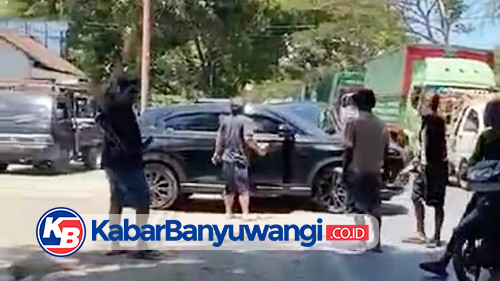 Viral Aksi Pecah Kaca Di Tengah Kemacetan Wongsorejo Diduga Masalah