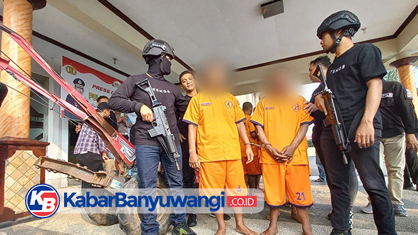 Komplotan Specialis Pencuri Mesin Traktor di 70 TKP Ditangkap Polresta Banyuwangi