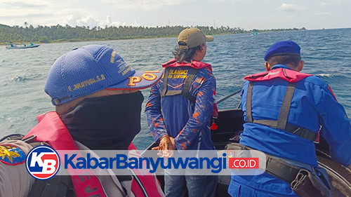 Seorang Nelayan Dilaporkan Hilang Saat Menembak Ikan di Perairan Wongsorejo Banyuwangi