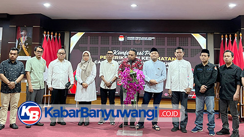 Dua Pasangan Cabup-Cawabup Pilkada Banyuwangi 2024 Jalani Pemeriksaan Kesehatan Rohani