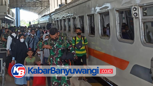 Sebanyak 12.774 Orang Banyuwangi Mudik Pakai Kereta Api