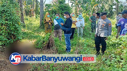 Kerangka Lansia Pria Ditemukan di Tengah Kebun Sukojati Banyuwangi