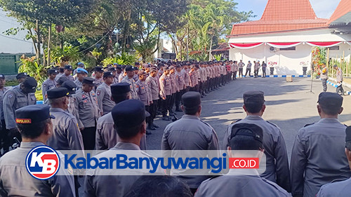 Pengamanan Pelantikan DPRD Terpilih, Polresta Banyuwangi Kerahkan Ratusan Personel