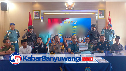 Tim SFQR Lanal Bersama Kodim 0825 Banyuwangi Tangkap Komplotan Pengebom Ikan