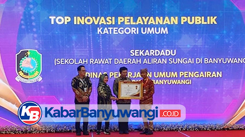 Banyuwangi Raih 2 Penghargaan Sektor Pelayanan Publik dan LH dari Pemprov Jatim