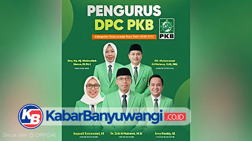 Resmi Terbentuk, Berikut Komposisi Pengurus DPC PKB Banyuwangi Periode 2026-2031