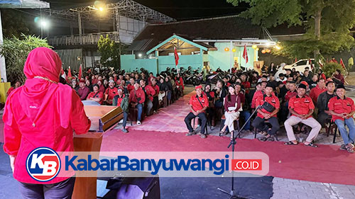 Sebanyak 6.153 Pengurus dan Anak Ranting PDIP Banyuwangi Dilantik, Siap Bekerja untuk Rakyat