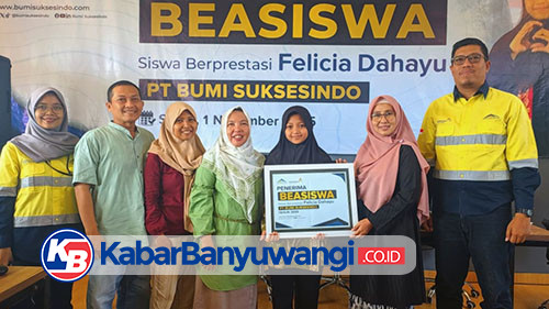 PT BSI Beri Beasiswa untuk Pelajar Banyuwangi Peraih Emas di Korea Selatan