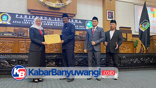 DPRD Banyuwangi Gelar Paripurna Istimewa LKPJ Bupati Tahun Anggaran 2022