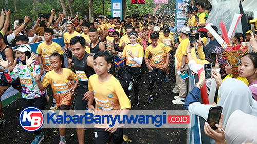 Ungguli Ratusan Pelari, Bocah SD di Banyuwangi Raih Juara Alas Purwo Jungle Run 2024