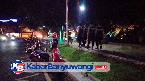 Polresta Banyuwangi dan Jajaran Polsek Rutin Patroli Malam Antisipasi Perang Sarung