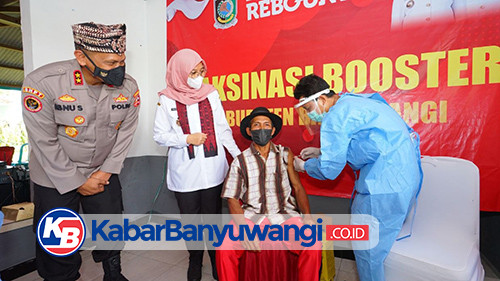 Libur Lebaran, 25 Puskesmas dan 19 Pos Pengamanan di Banyuwangi Layani Vaksinasi