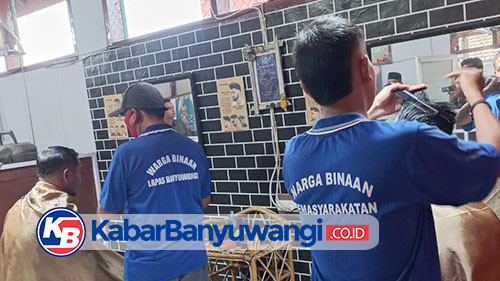 Lapas Banyuwangi Kembangan Keterampilan Warga Binaan Melalui Barbershop