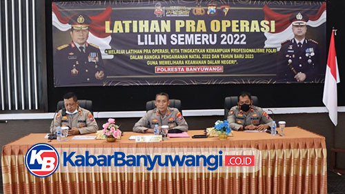 Polresta Banyuwangi Dirikan Posko dan Siagakan Ratusan Personel Amankan Nataru
