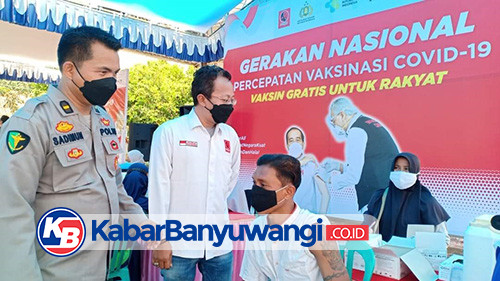 Gotong Royong Bersama, Bupati Ipuk Apresiasi Vaksinasi Projo Banyuwangi