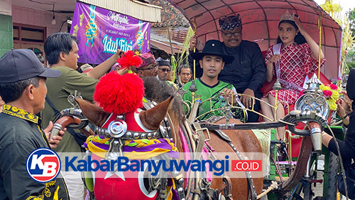 Puter Kayun 2024, Warga Boyolangu Napak Tilas Gunakan Kendaraan Delman