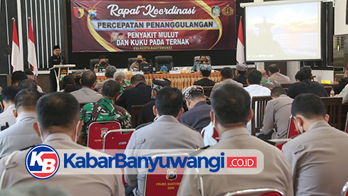 Jelang Idul Adha, Forkopimda Banyuwangi Rakor Penanggulangan PMK