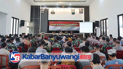 Polresta Banyuwangi Gelar Rakor Pengamanan Balap Sepeda ITdBI 2024