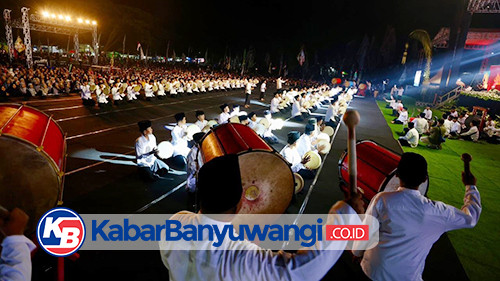 Gema Selawat Syubbanul Muslimin Meriahkan Pergantian Tahun di Banyuwangi