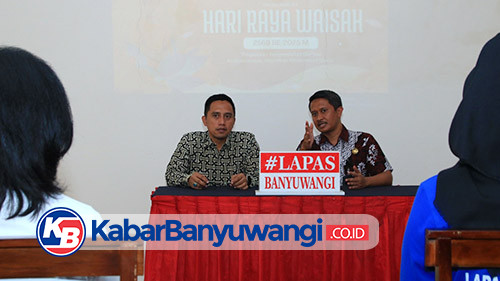 Hari Raya Waisak, Tiga Napi Buddhis di Lapas Banyuwangi Terima Remisi Khusus