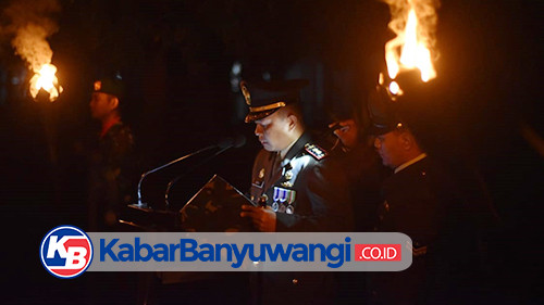 Banyuwangi Mengenang Pahlawan di Upacara Apel Kehormatan dan Renungan Suci 