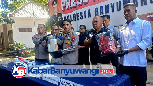 Polisi Ringkus Pria Kediri Kirim Sabu 2 Kg Menuju Bali Via Pelabuhan Ketapang Banyuwangi
