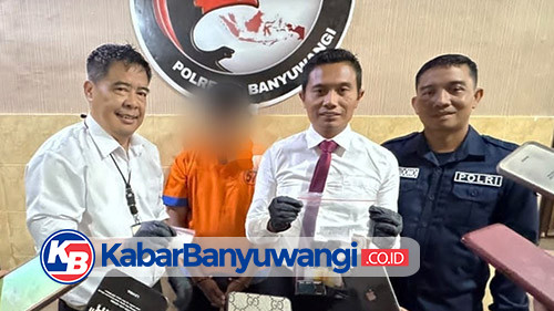 Polresta Banyuwangi Tangkap Pria Kalibaru Diduga Pengedar Sabu, Pemasok Masih Diburu