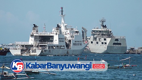 Sejumlah KRI dan Kapal Bakamla Masih Siaga di Tanjungwangi