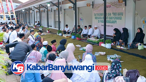 Revitalisasi Selesai, Bupati Ipuk Tasyakuran Bareng Pedagang Pasar Rogojampi