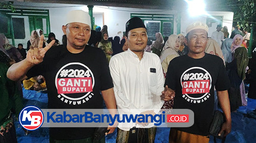 Calon Bupati Banyuwangi Gus Makki Temui Warga Wongsorejo, Seruan "Ganti Bupati" Menggema