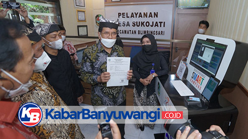 Ke Banyuwangi, Menteri Sofyan Djalil Terkejut dengan Layanan Smart Kampung