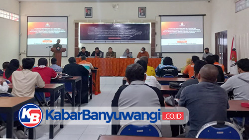 Jelang Pendaftaran Parpol, KPU Banyuwangi Sosialisasi PKPU Nomor 4 Tahun 2022