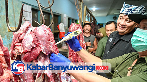 Jelang Lebaran, Stok dan Kualitas Daging di Banyuwangi Dipastikan Aman