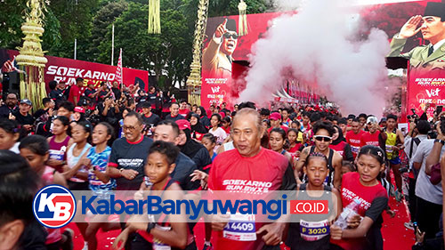 Ribuan Orang Ramaikan Soekarno Run, Bupati Ipuk: Sarana Edukasi Sosok Sang Proklamator