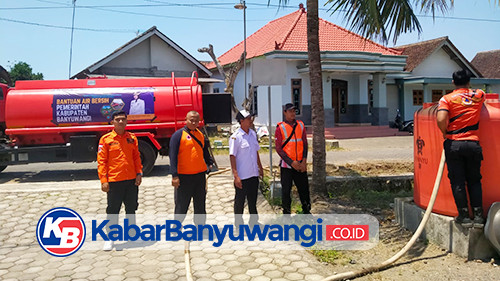 BPBD Banyuwangi Suplai Air Bersih untuk Warga di Tiga Kecamatan