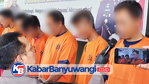 Komplotan Spesialis Bobol Tembok 29 TKP di Banyuwangi Digulung Polisi