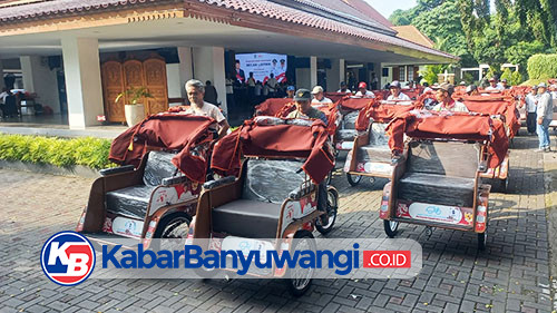 Penentuan Tarif dan Operasional Becak Listrik Bantuan Presiden di Banyuwangi Masih Dibahas