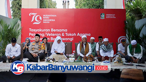 Kapolresta Banyuwangi Bersama Forkopimda Gelar Tasyakuran HUT RI ke-79