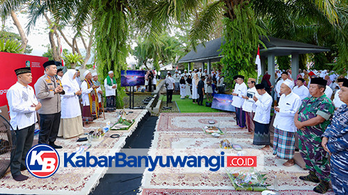 Bupati Banyuwangi Ipuk Fiestiandani Gelar Tasyakuran dan Doa Bersama di Taman Makam Pahlawan